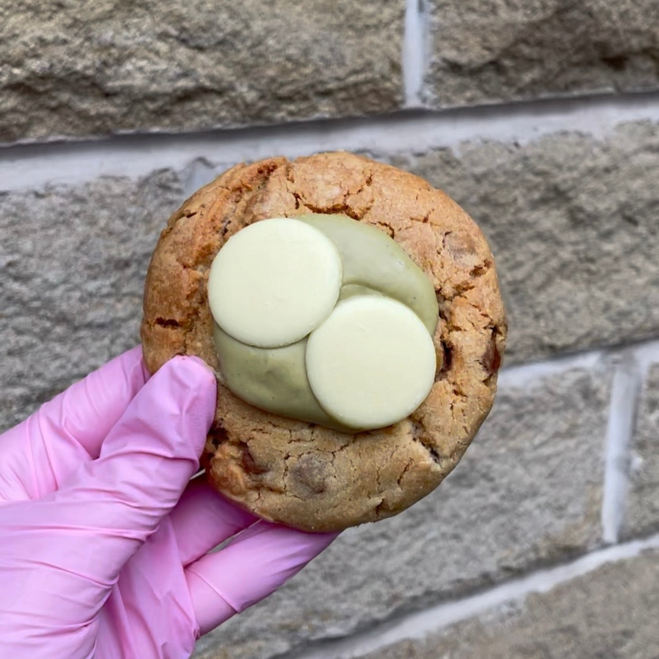 Pistachio Stuffed Cookie