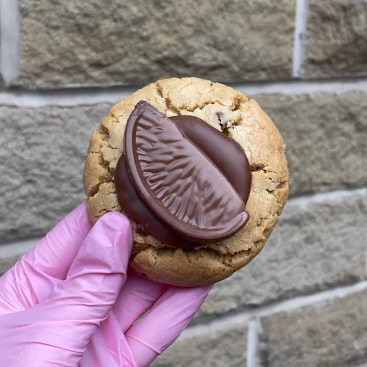 Chocolate Orange Stuffed Cookie