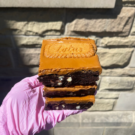 Biscoff brownie
